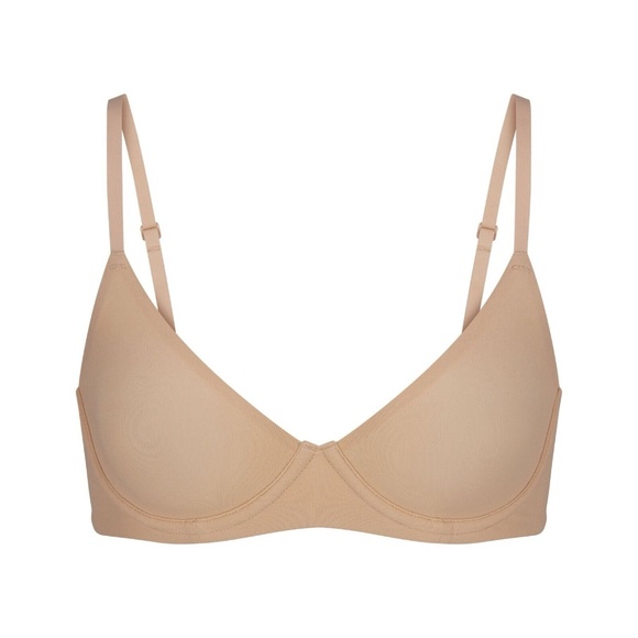 Skims Fits Everybody Unlined Demi Bra in Clay, Size 34B - Picture 4 of 4